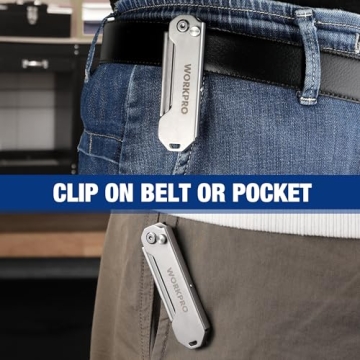 Compact WorkPro EDC Utility Knives for Everyday Tasks