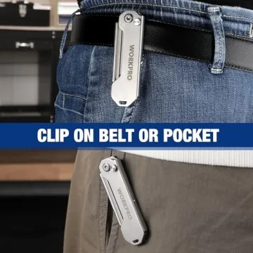 Compact WorkPro EDC Utility Knives for Everyday Tasks