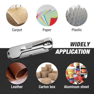 Compact WorkPro EDC Utility Knives for Everyday Tasks