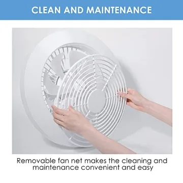 Smart Bladeless Ceiling Fan with LED Lights