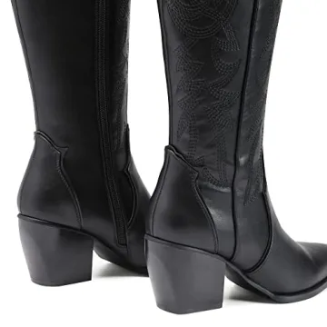 Stylish DREAM PAIRS Knee High Cowboy Boots for Women