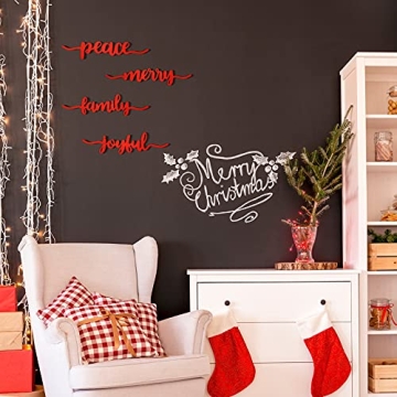 Charming 12-Piece Rustic Christmas Plate Decor