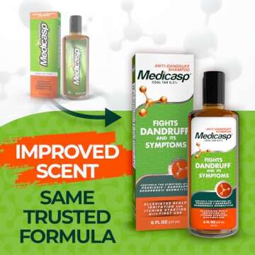 Medicasp Coal Tar Shampoo for Dandruff Relief 6 oz