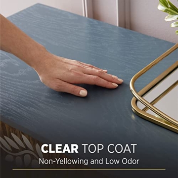 Clear Polycrylic Satin Finish for Wood Protection