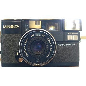 Minolta Hi-Matic AF2 Auto Focus 35mm Film Flash Camera w/ Minolta Lens 38mm 1:2.8 (46mm)