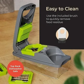 MuellerLiving 4-Blade Onion Chopper Pro for Effortless Meal Prep