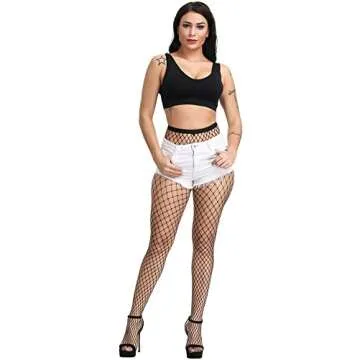 Stylish PERAMBRY Women's Fishnet Tights for Trendy Outfits