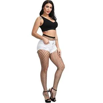 Stylish PERAMBRY Women's Fishnet Tights for Trendy Outfits