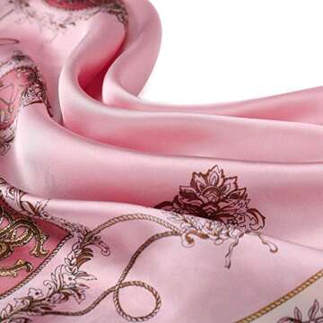 La Ceida Satin Silk Scarves for Women - Elegant & Versatile