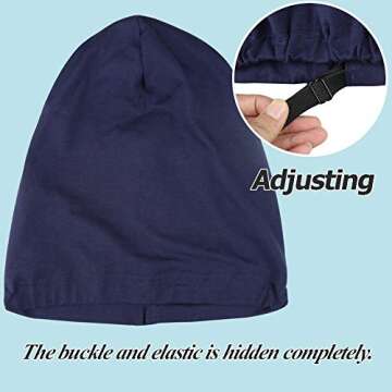 Adjustable Satin Night Cap for Dreadlocks and More