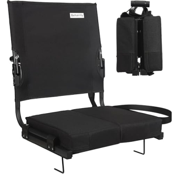 Behairity Stadium Seats for Bleachers - Comfortable and Portable Folding Chairs
