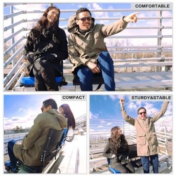 Portable Stadium Seats with Back Support for Events