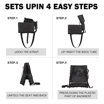 Portable Stadium Seats with Back Support for Events