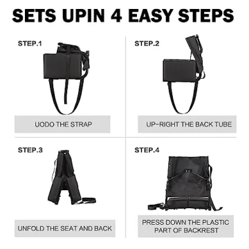 Portable Stadium Seats with Back Support for Events