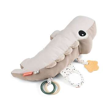 Done by Deer Croco Sand Tummy Time Toy with Sensory Features