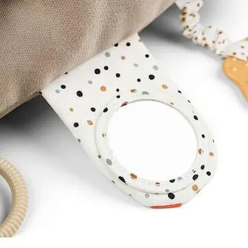 Done by Deer Croco Sand Tummy Time Toy with Sensory Features