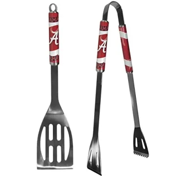 NCAA Siskiyou Alabama Crimson Tide 2 pc Stainless Steel BBQ Tool Set