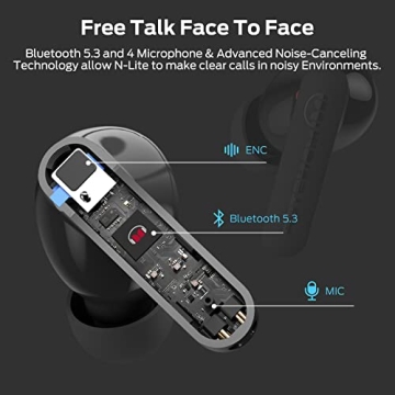 Monster Bluetooth 5.3 Earbuds with Noise Reduction
