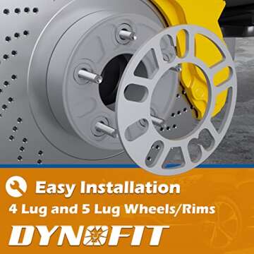 Universal 5mm Wheel Spacers for Optimal Tire Fitment