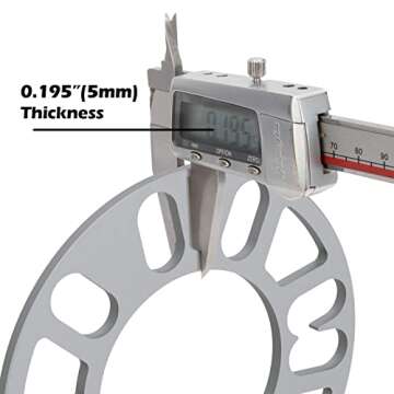 Universal 5mm Wheel Spacers for Optimal Tire Fitment
