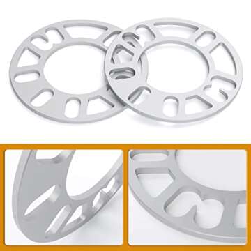 Universal 5mm Wheel Spacers for Optimal Tire Fitment