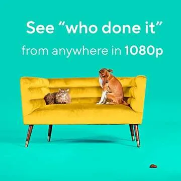 WYZE Cam Pan 1080p Pet Monitoring Camera with 32GB SD Card