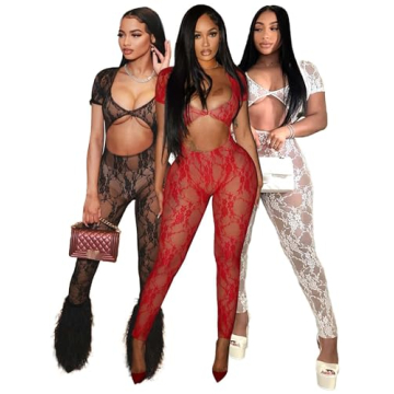 Sexy Lace Jumpsuits for Women - CALEBGAR Club Outfits