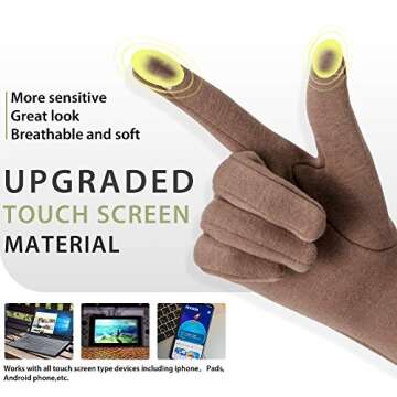 Winter Touch Screen Gloves for Women - 3 Pairs Set