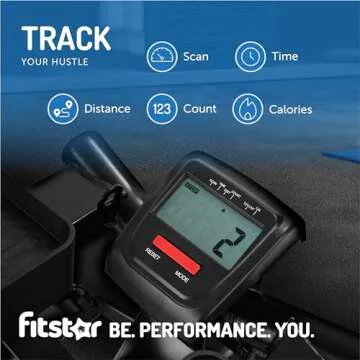 FitStar Premium Stair Steppers for Exercise at Home - Stair Stepper with Resistance Bands, Mini Stepper with 300LBS Capacity, Fitness Mini Stepper with Resistance Bands - Resistance Cardio Exercise