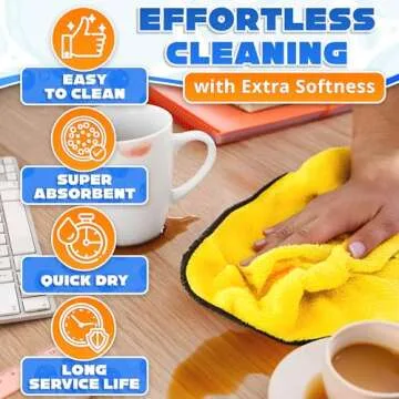 High-Quality Microfiber Cleaning Cloth Set for Home and Car
