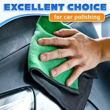 High-Quality Microfiber Cleaning Cloth Set for Home and Car