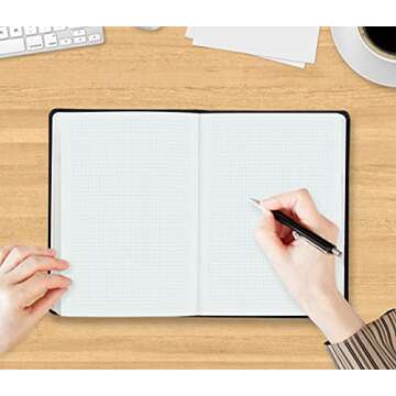 Inamio 24 Hourly Planner 2022 – 24 Hour Planner – Weekly and Monthly Appointment Book 2022 – Hardcover, Japanese Design – Minimalist Annual Planner with Time Slots – 8.5x11