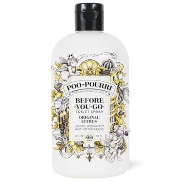 Poo-Pourri Citrus Toilet Spray Refill 16oz Natural Odor Eliminator