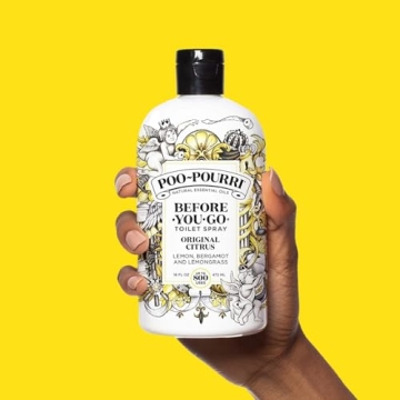 Poo-Pourri Citrus Toilet Spray Refill 16oz Natural Odor Eliminator
