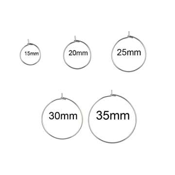 Super Thin Wire 925 Sterling Silver Small Hoop Earrings for Women Dainty Basketball Huggie Round Cir...