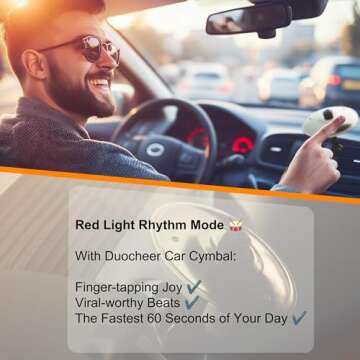 Car Vent Mini Crash Drum – Fun Music Accessories for All