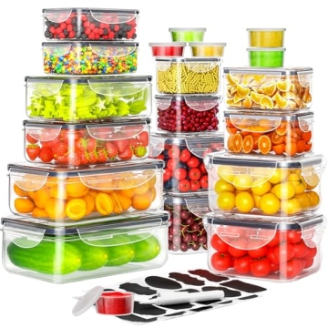 Airtight 40 PCS Meal Prep Containers with Lids