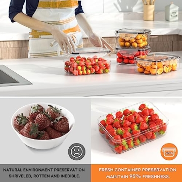 Airtight 40 PCS Meal Prep Containers with Lids