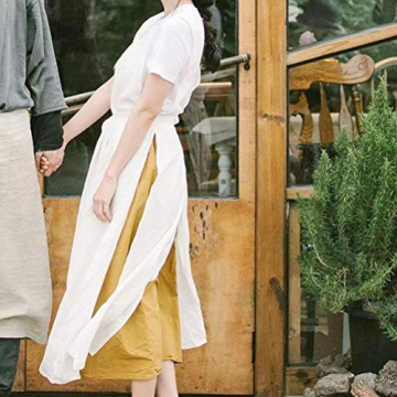 losofar Vintage Pleated Apron for Women - Elegant and Functional