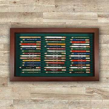 Eureka Golf Pencil Display Case for 48 Pencils | Stylish Gift