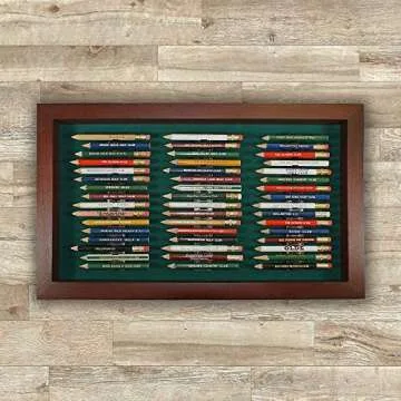 Eureka Golf Pencil Display Case for 48 Pencils | Stylish Gift