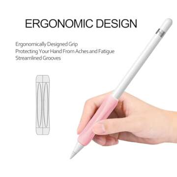 KELIFANG Silicone Grip Holder for Apple Pencil - 3 Pack