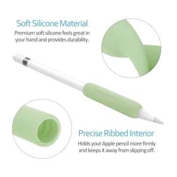 KELIFANG Silicone Grip Holder for Apple Pencil - 3 Pack