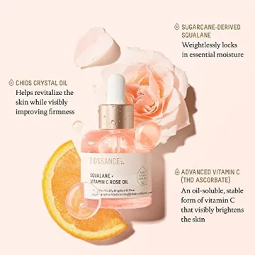 Biossance Squalane Vitamin C Rose Oil - Radiant Skin