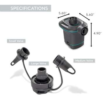 Intex 66639E QuickFill Electric Pump for Air Mattresses