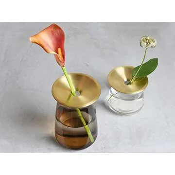 Elegant KINTO Flower Vase Luna Base for Delicate Flowers