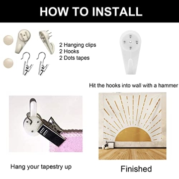 Boho Sun Tapestry Vintage Wall Hanging for Stylish Decor