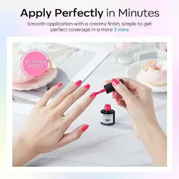 modelones 40 Pcs Gel Nail Polish Set, 36 Colors Summer Rainbow Neon Gel Polish Bright Hot Pink Green Yellow Purple Blue Glitter Nail Gel Polish with Soak Off Base Coat& Matte Glitter Glossy Top Coat