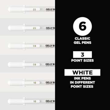 SAKURA Gelly Roll Gel Pens - Fine, Medium & Bold Tip Ink Pens for Journaling, Art, or Drawing - For ...