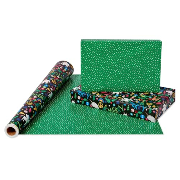 American Greetings Reversible Christmas Wrapping Paper - 175 sq ft
